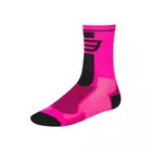 FORCE LONG růžové sportovní ponožky