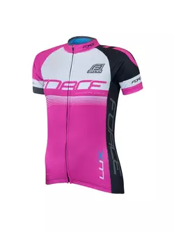 FORCE LUX dámský cyklistický dres 900132, barva: růžová