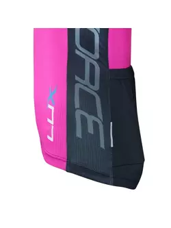 FORCE LUX dámský cyklistický dres 900132, barva: růžová
