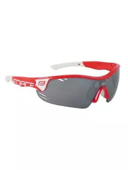 FORCE RACE PRO cyklistické/sportovní brýle Červené