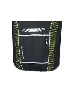 FORCE X72 PRO pánská softshellová bunda na kolo černo-fluor 90003