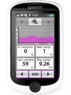 GPS cyklonavigace MIO CYCLO 505 HC s mapami