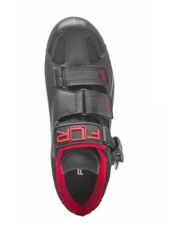 MTB cyklistické boty FLR F-65, černo-červené