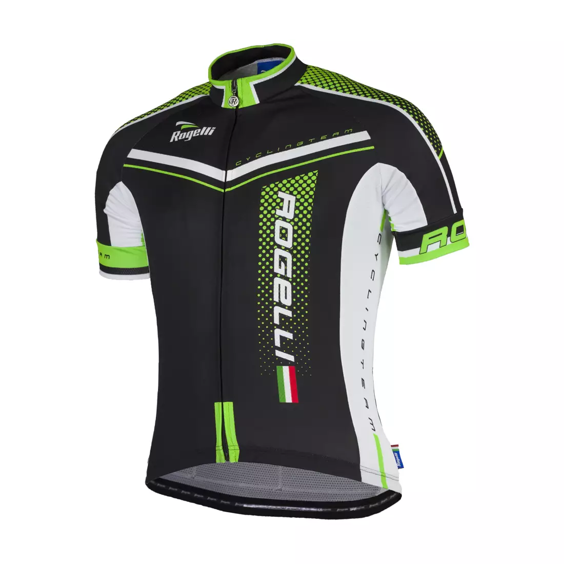 ROGELLI GARA MOSTRO - pánský cyklistický dres 001.240, černo-zelený