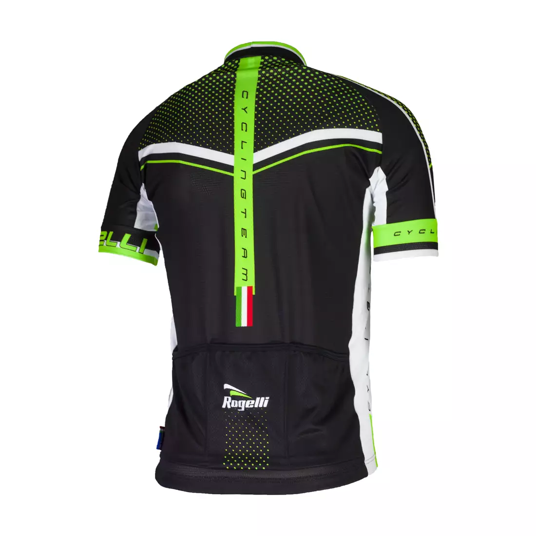 ROGELLI GARA MOSTRO - pánský cyklistický dres 001.240, černo-zelený