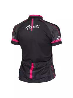 ROGELLI MANICA ROSA 010.136 dámský cyklistický dres, černo-růžový