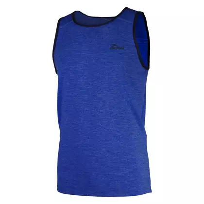 ROGELLI RUN BARRETT 830.238 - męska koszulka bez rękawków/top do biegania, kolor: niebieski
