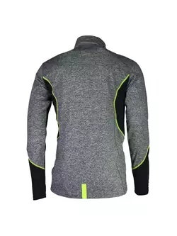 ROGELLI RUN HARTFORD 830.636 - pánské běžecké triko s dlouhým rukávem, barva: fluor šedá