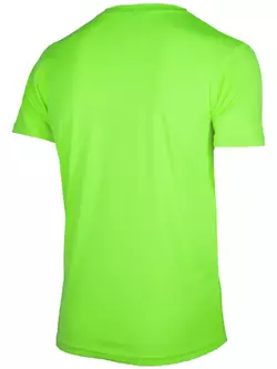 ROGELLI RUN PROMOTION pánské sportovní tričko s krátkým rukávem, fluo-zelené