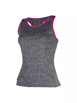 ROGELLI RUN SALIMA 840.263 dámské běžecké tričko/top, barva: šedo-růžová