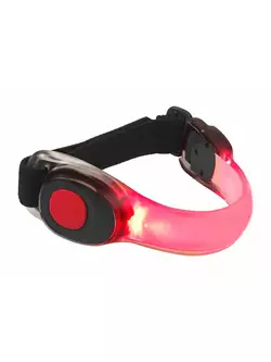 ROGELLI SS18 NEON LED - světlo přes rameno/suchý zip, světlo: červené