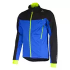 ROGELLI TRABIA zimní cyklistická bunda Softshell, černo-modrá-fluor 003.115