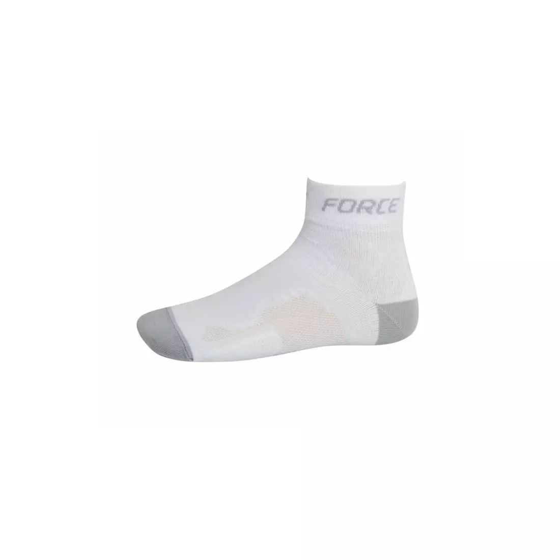 Sportovní ponožky FORCE 2 COOLMAX 901029 - bílé a šedé