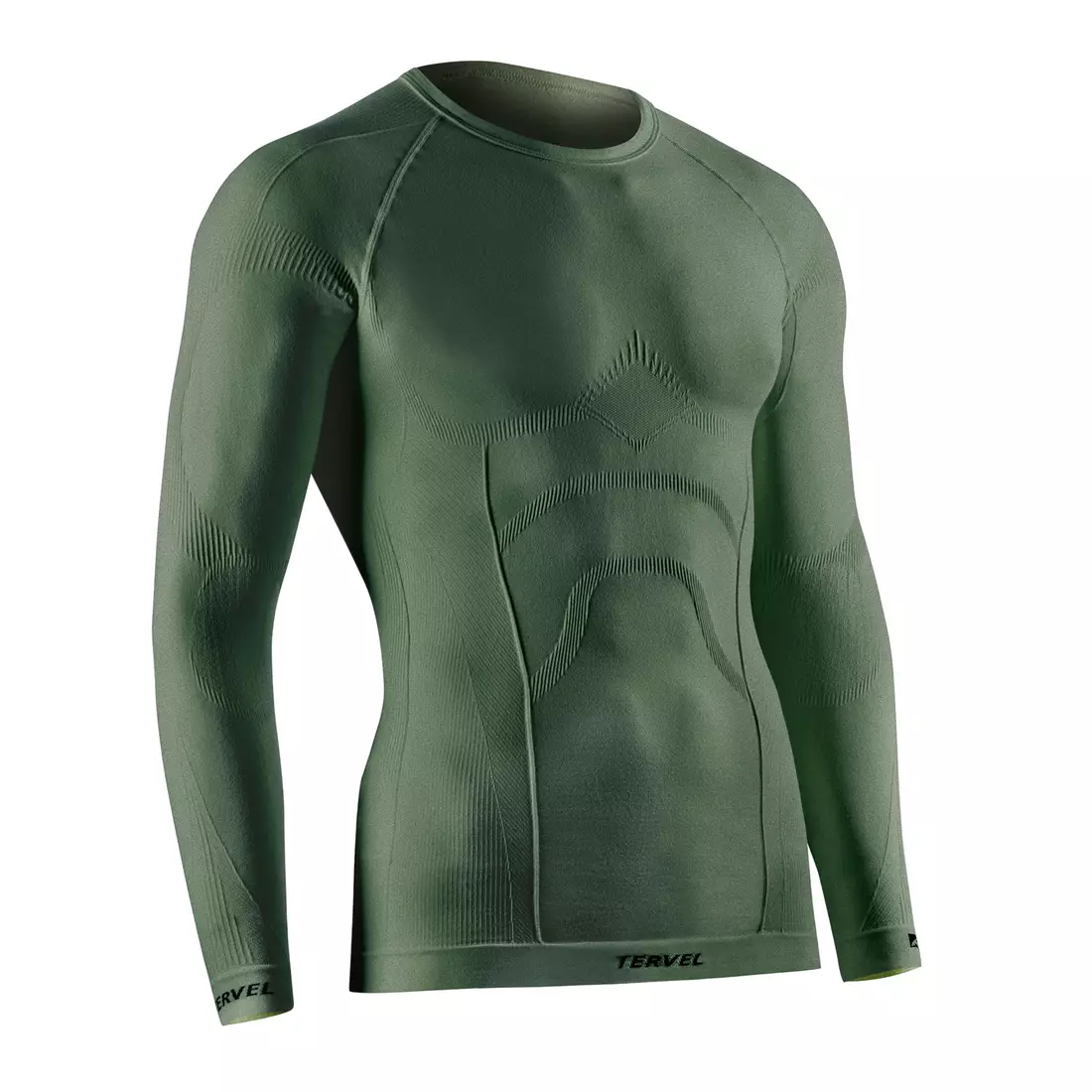 TERVEL COMFORTLINE 1002 - pánské termo triko, dlouhý rukáv, barva: Military (zelená)