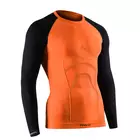 TERVEL COMFORTLINE 1002 - pánské termo triko, dlouhý rukáv, barva: oranžovo-černá
