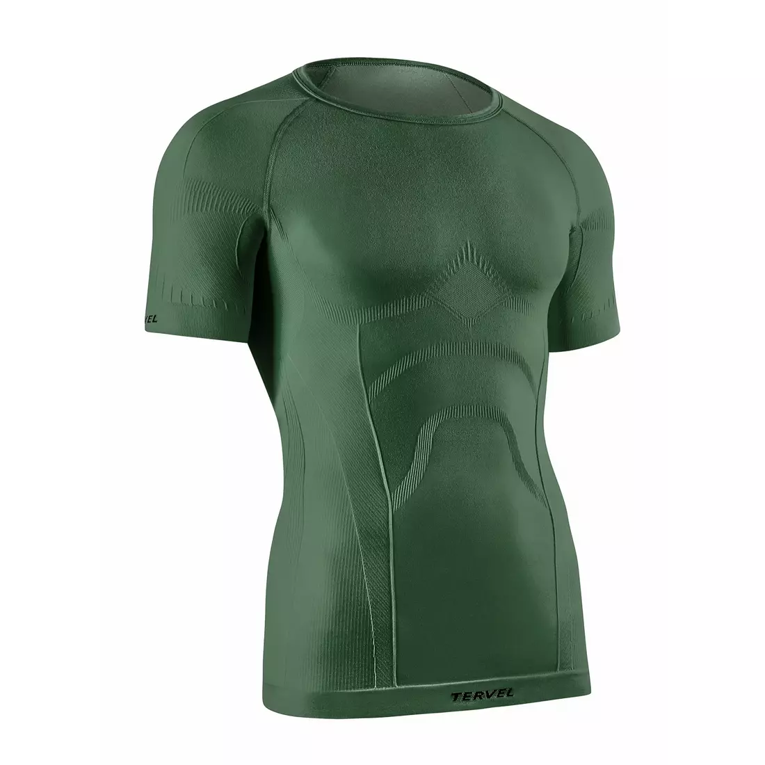 TERVEL COMFORTLINE 1102 - pánské termo triko, krátký rukáv, barva: Military (zelená)