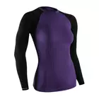 TERVEL COMFORTLINE 2002 - dámské zateplené triko, dlouhý rukáv, barva: Fialová (lila)-černá