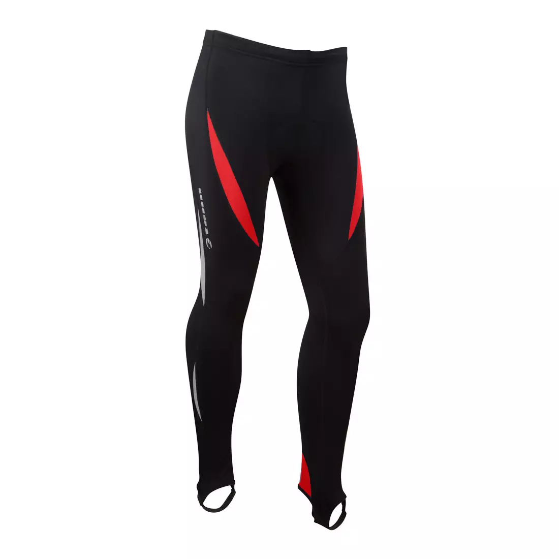 Zateplené cyklistické kalhoty TENN OUTDOORS LAZER, černo-červené