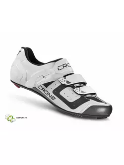 CRONO CR3 nylon - silniční cyklistická obuv, Bílý