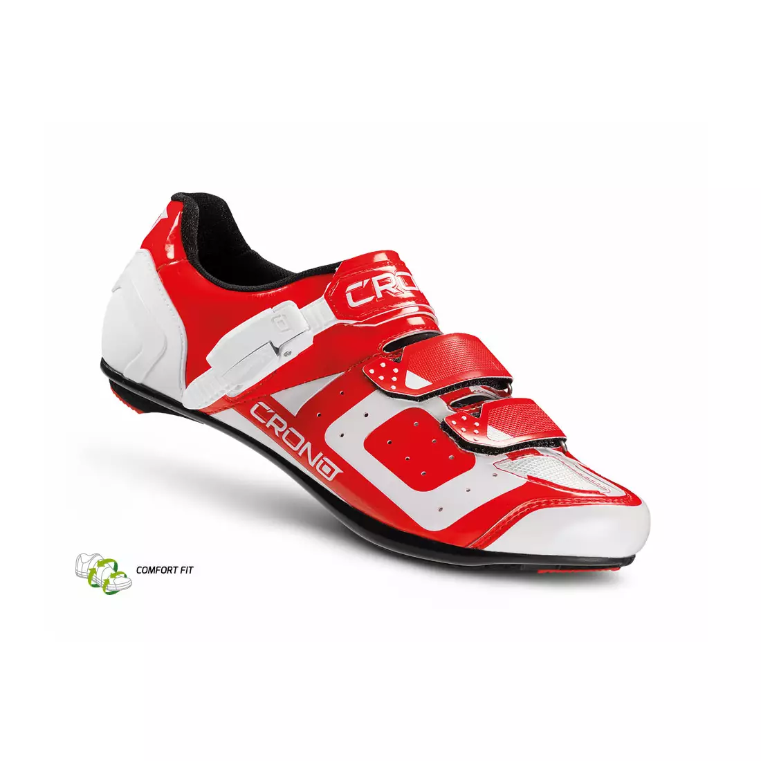 CRONO CR3 nylon - silniční cyklistická obuv, Červené