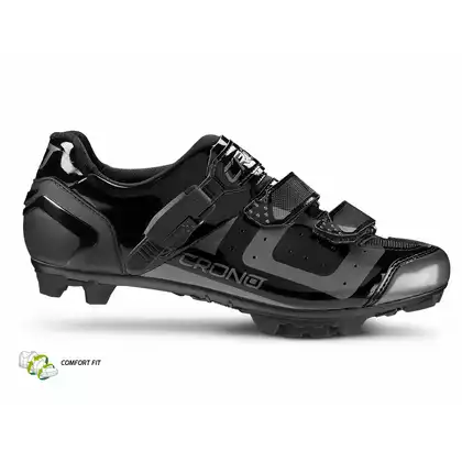 CRONO CX3 nylon - MTB cyklistické boty, černé