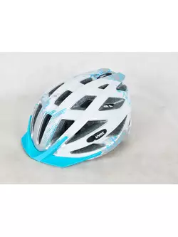 Cyklistická přilba UVEX AIR WING bílá, stříbrná a modrá