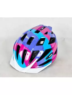 Cyklistická přilba UVEX AIR WING modrá a růžová