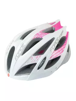 FORCE COBRA dámská cyklistická přilba 902930 bílá a růžová