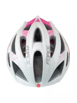 FORCE COBRA dámská cyklistická přilba 902930 bílá a růžová