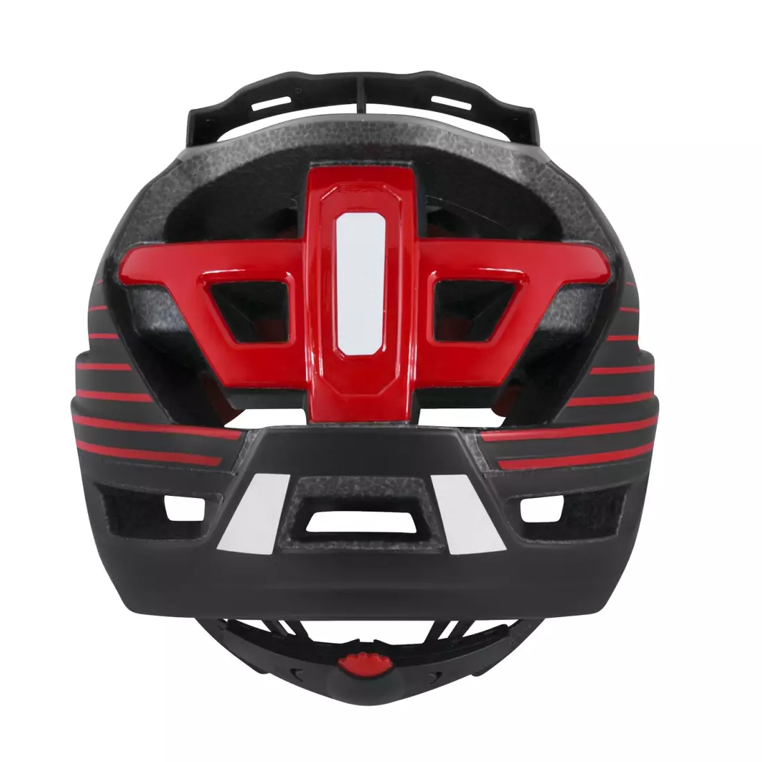 FORCE Cyklistická helma RAPTOR šedo-červená 902971/2