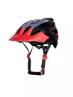 FORCE Cyklistická helma RAPTOR šedo-červená 902971/2