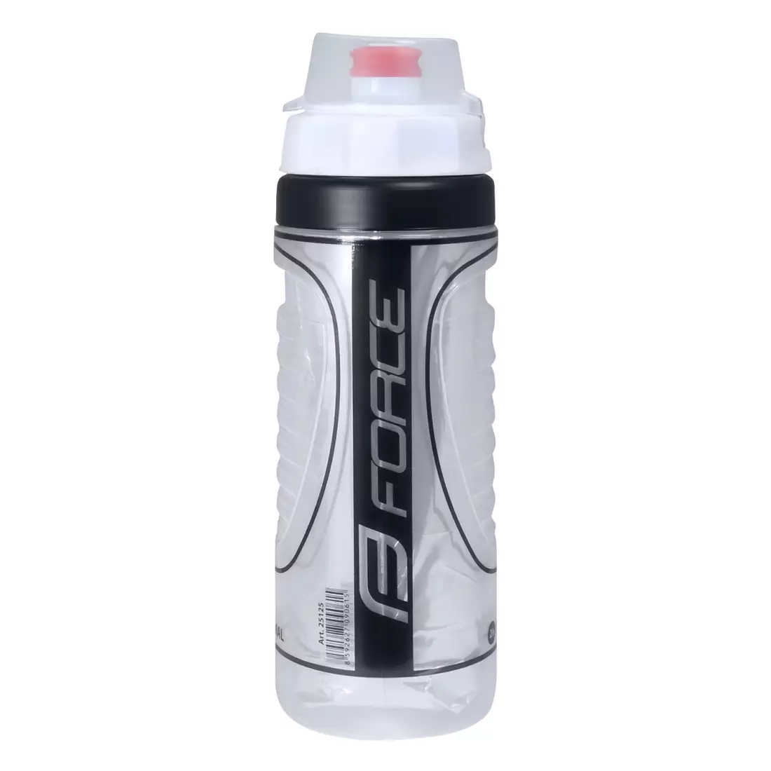 FORCE HEAT láhev s termální vodou na kole 0,5l white/black 25125