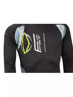 FORCE X80 lightweight cycling jacket X80 SOFTSHELL, Černá 90005