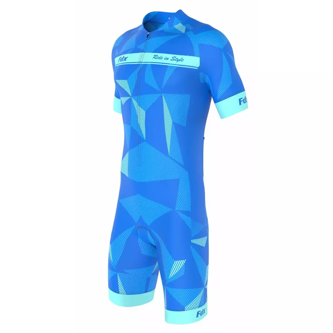 Jednodílná cyklistická kombinéza/oblek FDX 1270, modrá