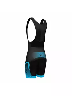 Letní cyklistický set FDX 1010: dres + náprsní šortky, černo-modré
