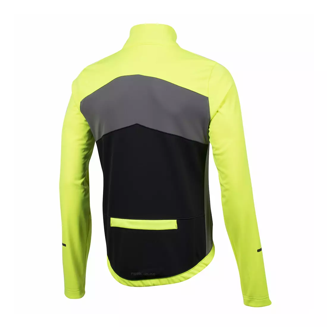 PEARL IZUMI SELECT ESCAPE zimní softshellová cyklistická bunda, černá a fluorová 11131706-429