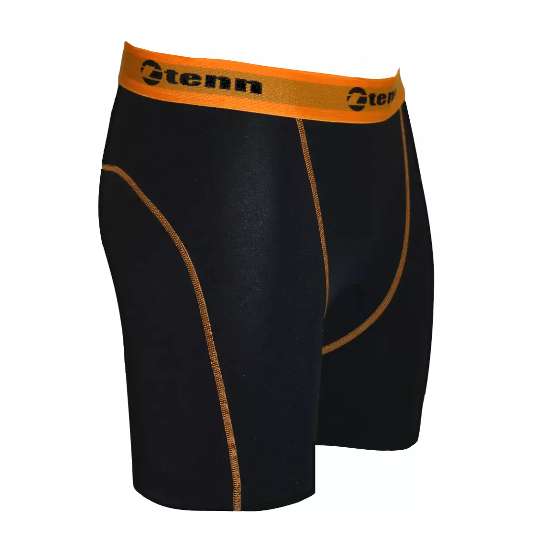 Pánské cyklistické boxerky TENN OUTDOORS COOLFLO černé a oranžové