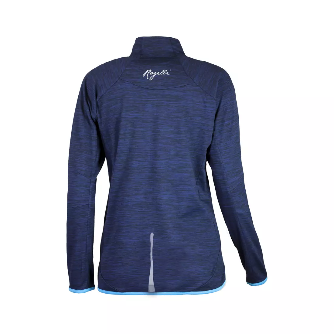 ROGELLI RUN BRIGHT 840.664 - dámské běžecké tričko s dlouhým rukávem, modrá melanž