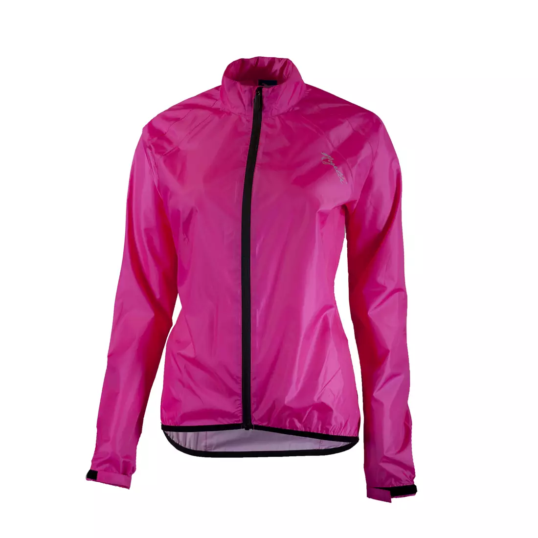 ROGELLI TELLICO Dámská cyklistická bunda odolná proti dešti, fluorová růžová