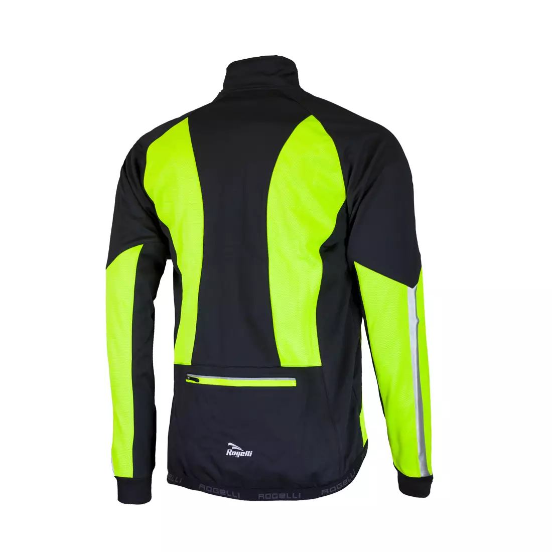 ROGELLI UBALDO 2.0 zimní cyklistická bunda černo-fluorová