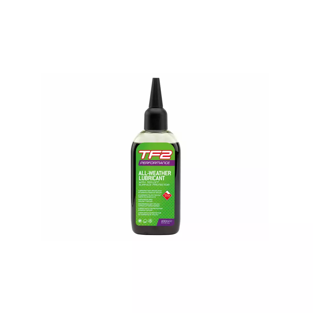 WELDTITE TF2 PERFORMANCE TEFLON ALL WEATHER řetězový olej pro mokré a suché podmínky 100ml